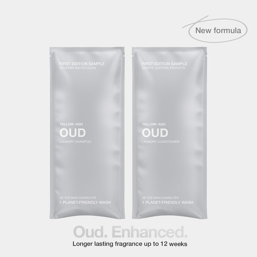 Oud Laundry Shampoo + Conditioner Sample